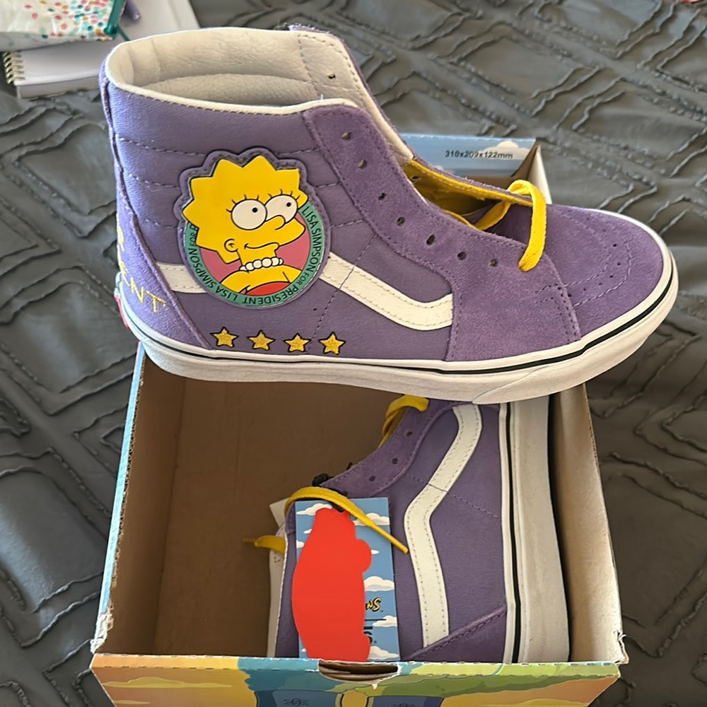 Vans Sk8-Hi hightop limited edition The Simpsons Lisa 4 Prez